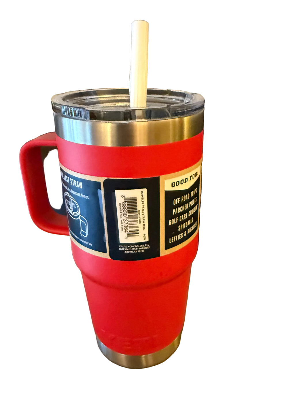 Yeti Rambler Mug 25oz with straw lid
