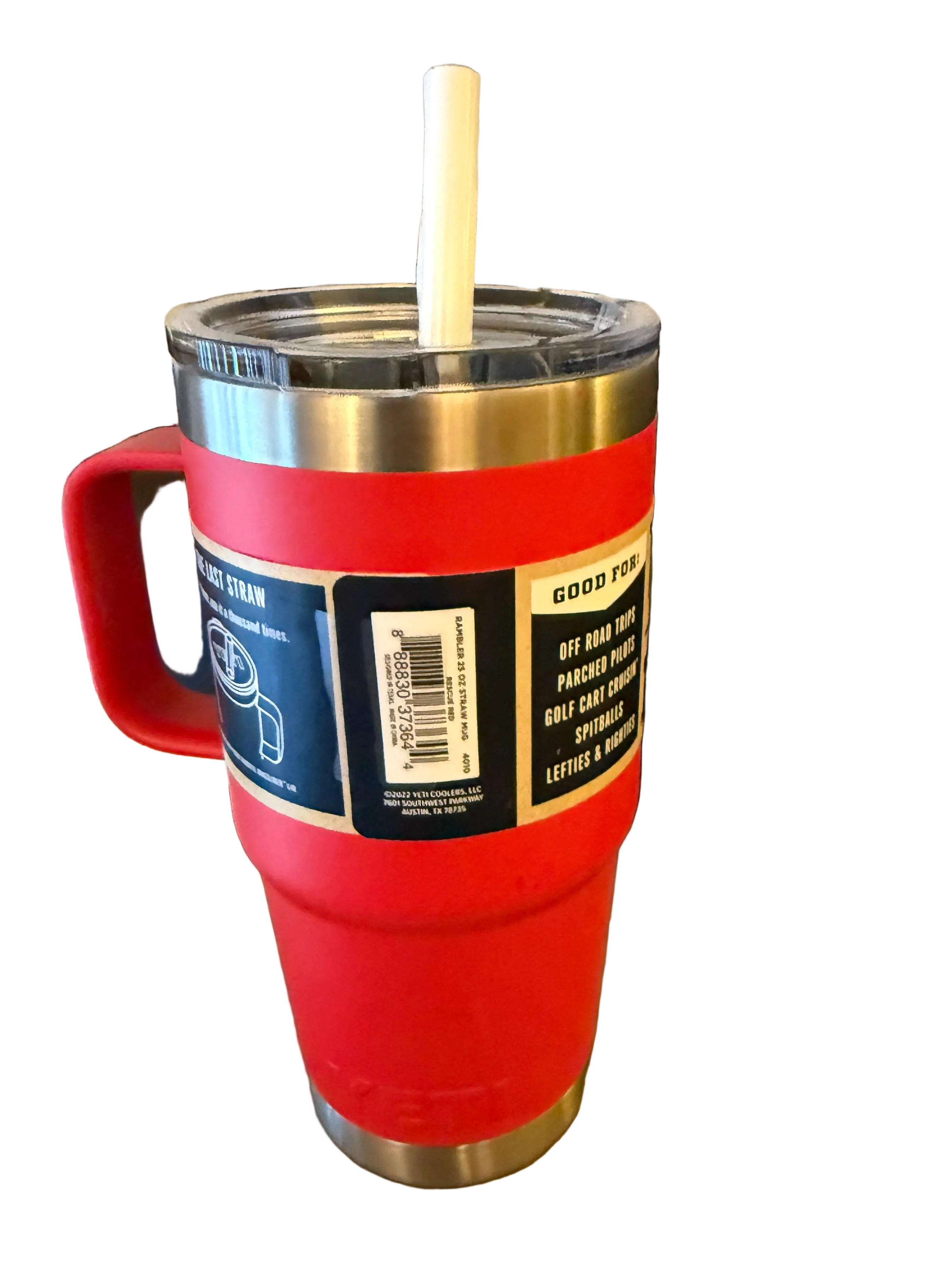 Yeti Rambler Mug 25oz with straw lid