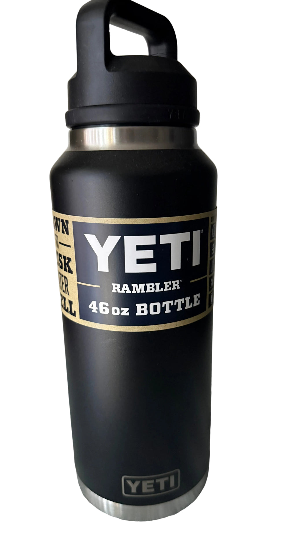 Yeti. Rambler 46oz Black with twist off top