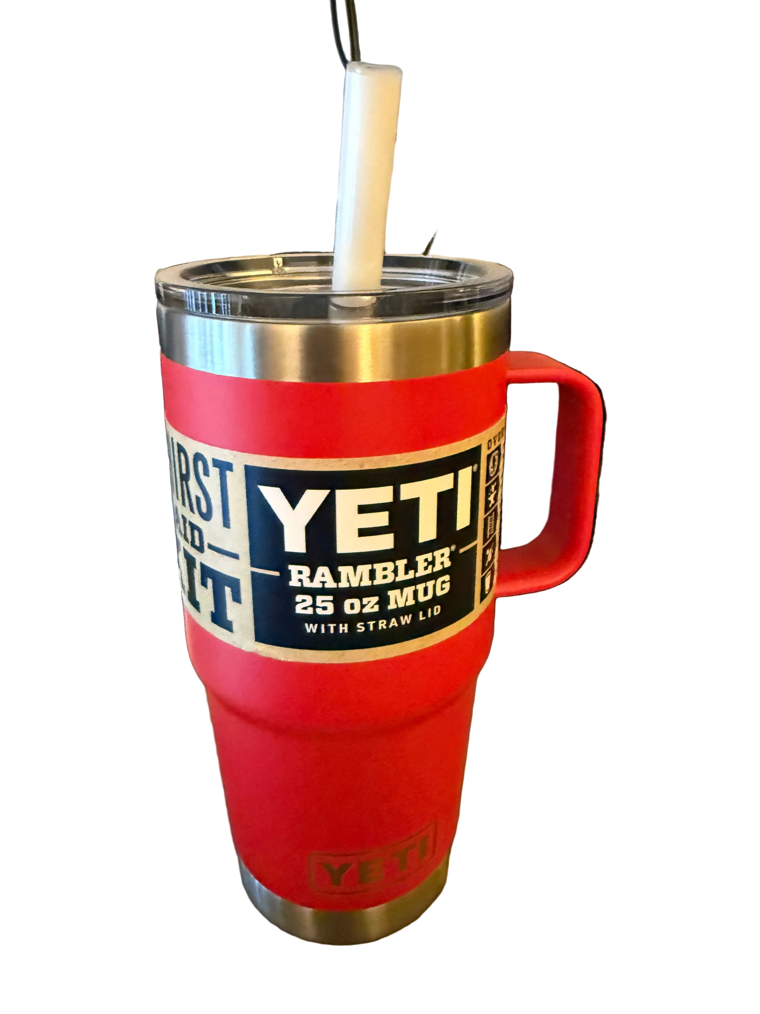 Yeti Rambler Mug 25oz with straw lid