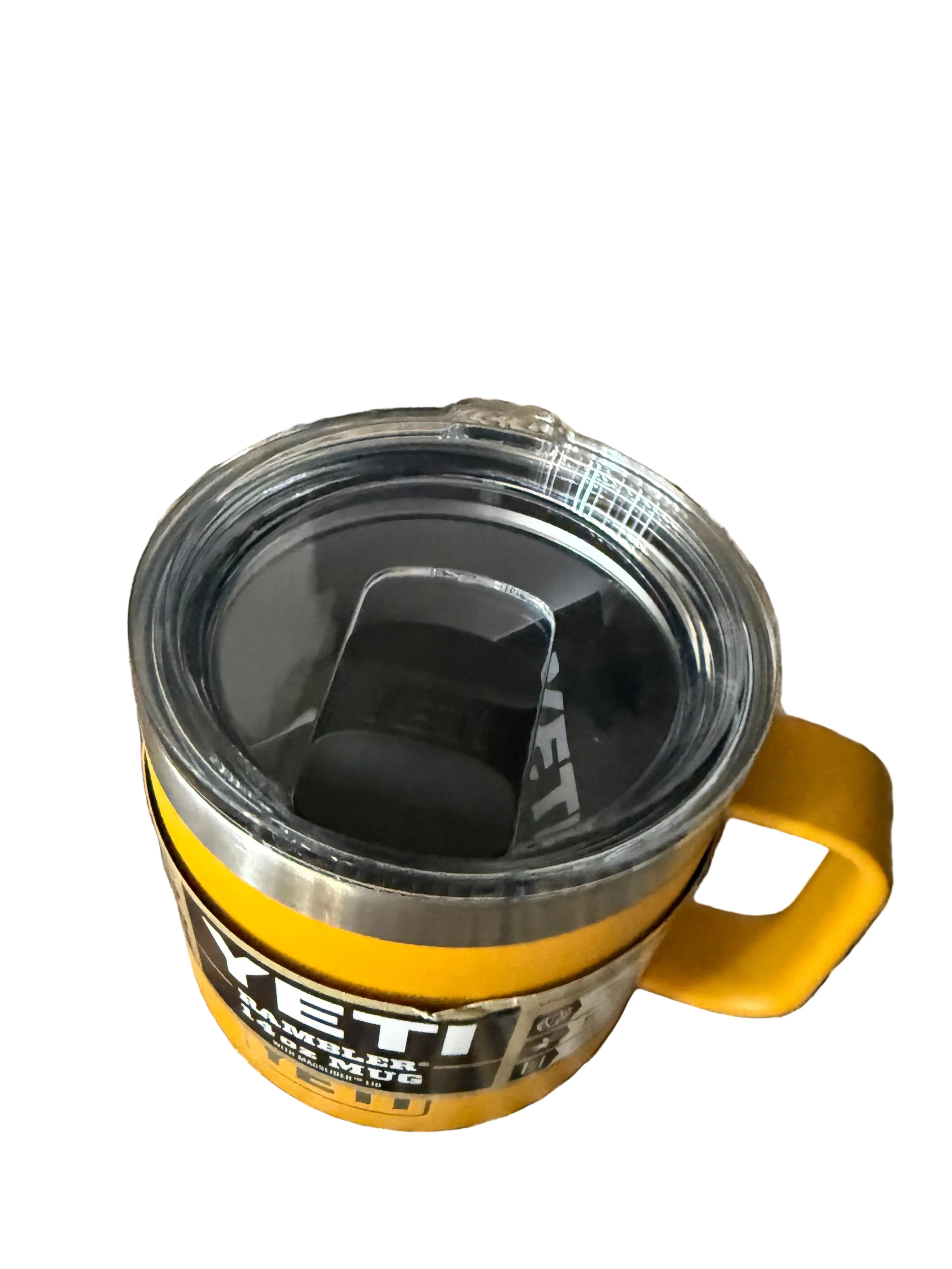 Yeti Rambler Yellow 14oz Mug with Handle
