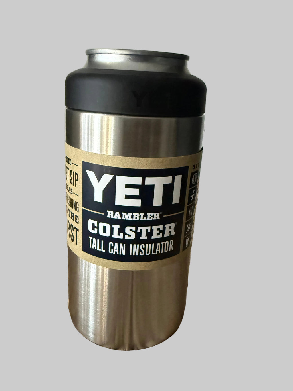 Yeti Rambler Colster Stainless Steel Tall Can insulator
